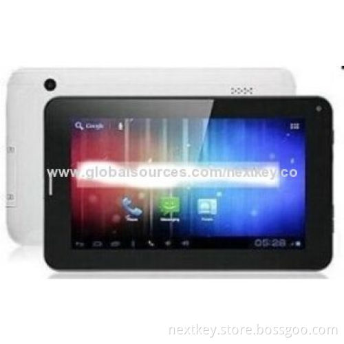 MTK8389 Quad-core 3G GSM Tablet PC, 7-inch, ARM Cortex A7 1.2GHz, 1,024 x 600P HD, 8GB Flash Memory